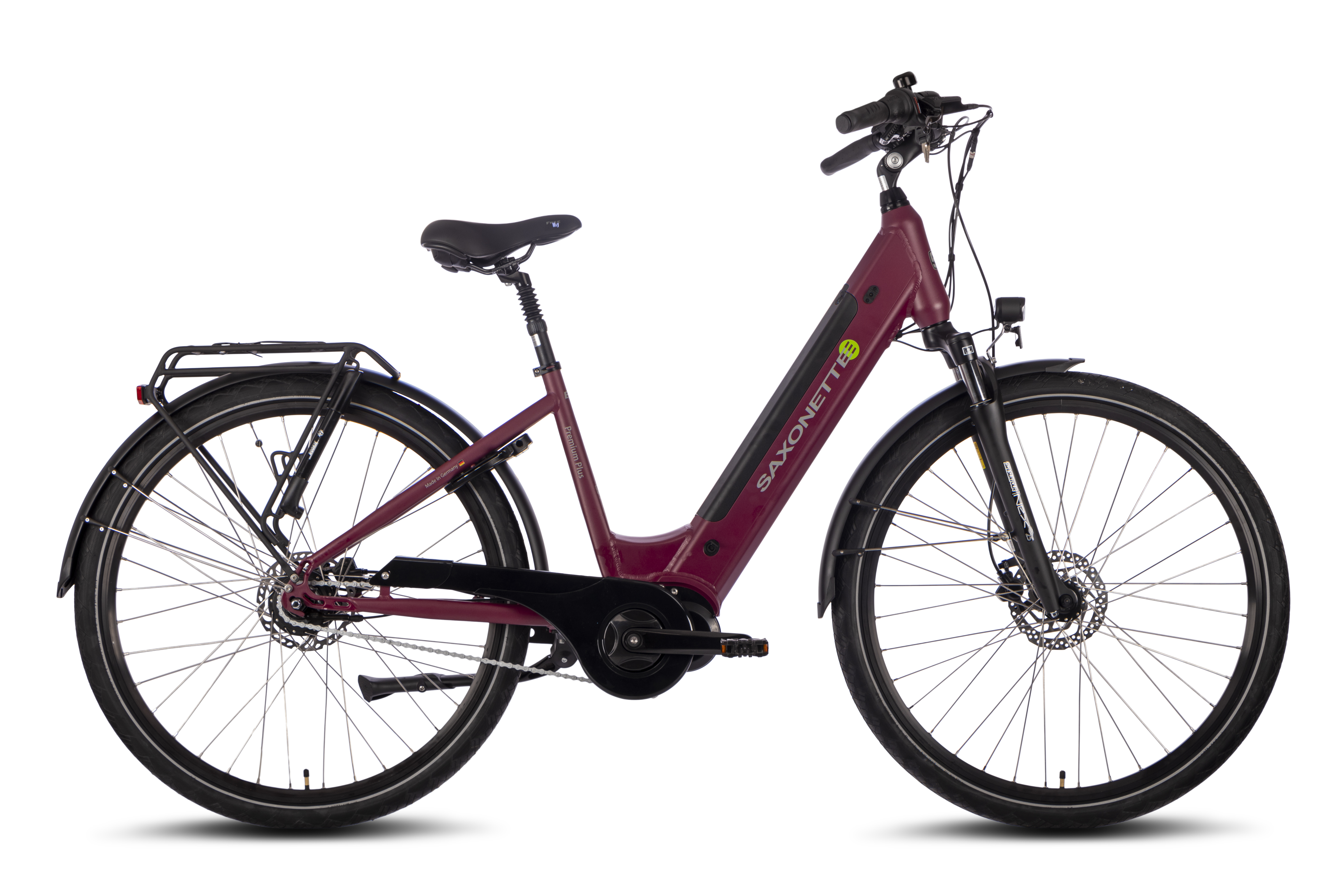 SAXONETTE Premium Plus 3.0  E-Citybike 8 Gang Nabenschaltung Mittelmotor