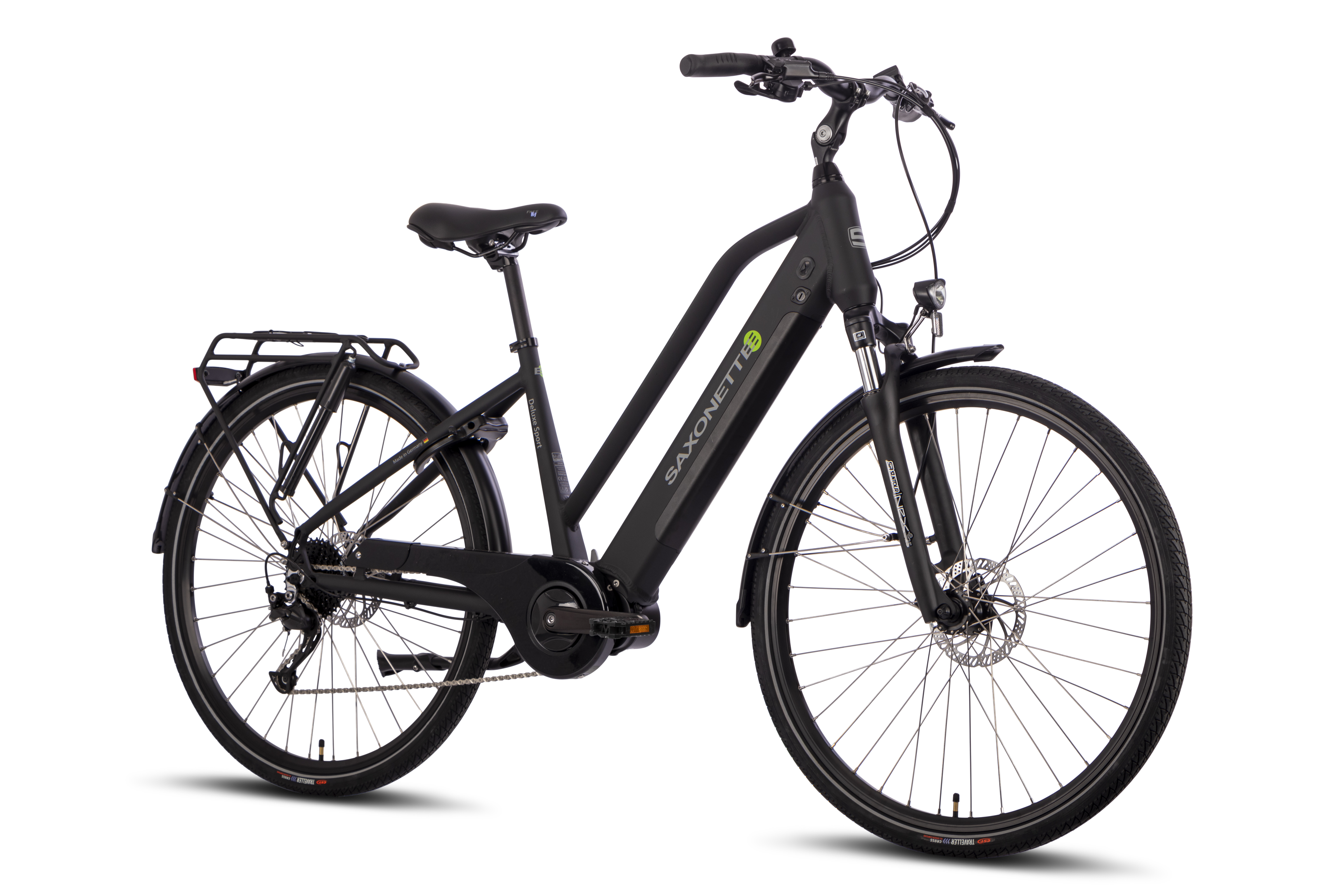 SAXONETTE Deluxe Sport Lady Gang Trekking E-Bike Scheibenbremsen