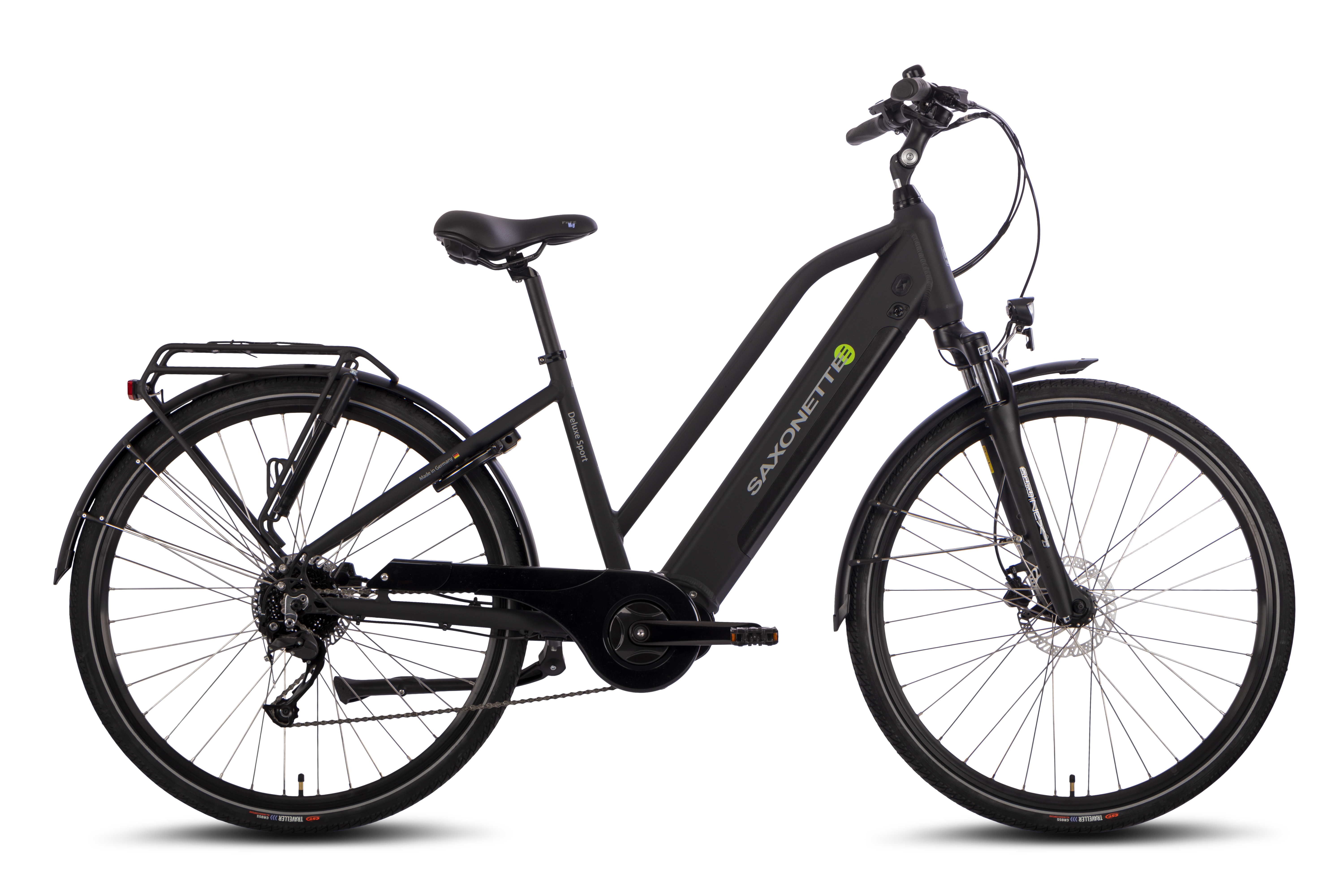SAXONETTE Deluxe Sport Lady Gang Trekking E-Bike Scheibenbremsen