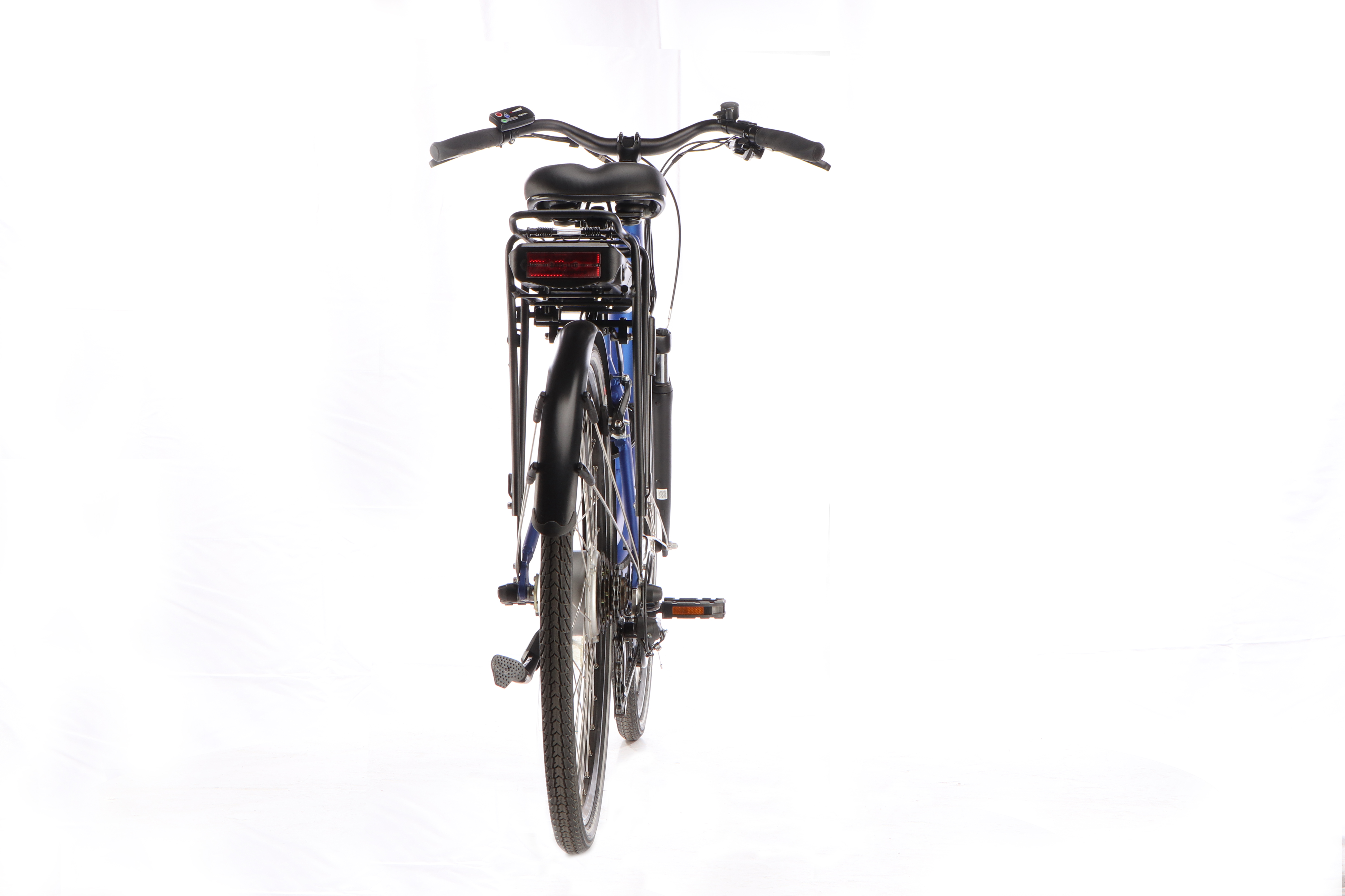 SAXXX Advanced Sport E-Bike Wave 7 Gang Kettenschaltung Hinterradmotor Federgabel nightblue glänzend